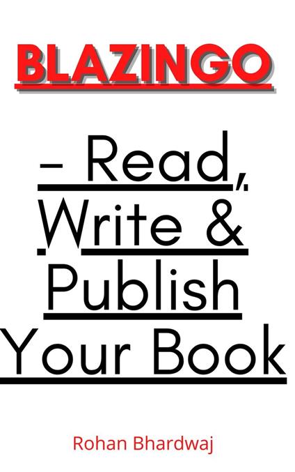 Blazingo - Read, Write & Publish Your Book