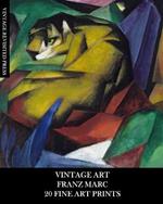 Vintage Art: Franz Marc: 20 Fine Art Prints: Expressionism Ephemera for Framing, Home Decor, Collages and Junk Journals