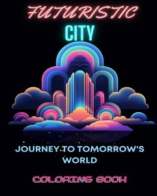Futuristic City Coloring Book: Journey to Tomorrow's World: Adult Coloring Adventure Amidst Futuristic Urban Marvels and High-Tech Marvels - Adult Coloring Books - cover