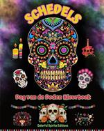Schedels - Dag van de Doden Kleurboek - Verbazingwekkende mandala- en bloempatronen voor tieners en volwassenen: Een verzameling prachtige schedelontwerpen voor ontspanning