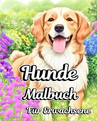 Hunde Malbuch für Erwachsene: Wunderschöne Porträts und Mandala-Muster für alle Tierliebhabe - Luna B Helle - cover