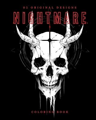 Nightmare (Coloring Book): 50 Coloring Pages - Galactic Soda - cover