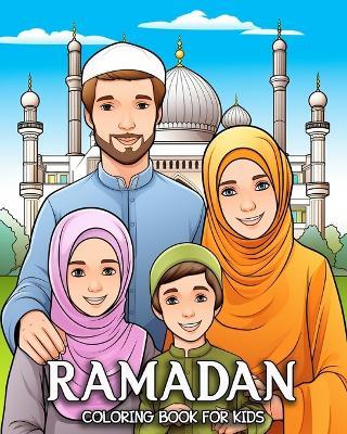 Ramadan Coloring Book for Kids: 35 Cute Ramadan Images to Color - Hannah Schöning Bb - cover