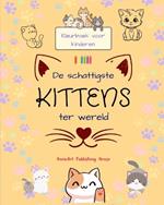 De schattigste kittens ter wereld - Kleurboek voor kinderen - Creatieve en grappige sc?nes van lachende katten: Charmante tekeningen die creativiteit en plezier voor kinderen stimuleren