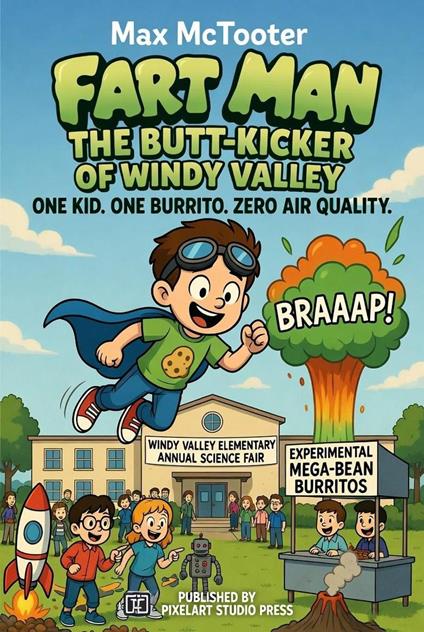 Fart Man: The Butt-Kicker of Windy Valley One Kid. One Burrito. Zero Air Quality. - PixelArt Studio Press - ebook