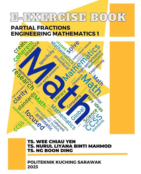 E-Exercise Book: Partial Fractions Engineering Mathematics 1
