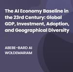 The AI Economy Baseline in the 23rd Century: Global GDP, Investment, Adoption, and Geographical Diversity