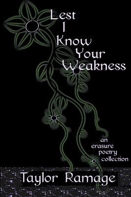 Lest I Know Your Weakness - Taylor Ramage - cover
