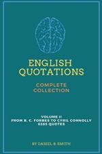 English Quotations Complete Collection: Volume II