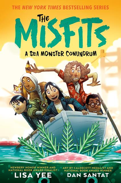 A Sea Monster Conundrum (The Misfits) - Lisa Yee,Dan Santat - ebook