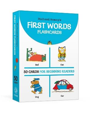 Richard Scarry's First Words Flashcards: 50 Cards for Beginning Readers - Richard Scarry - cover