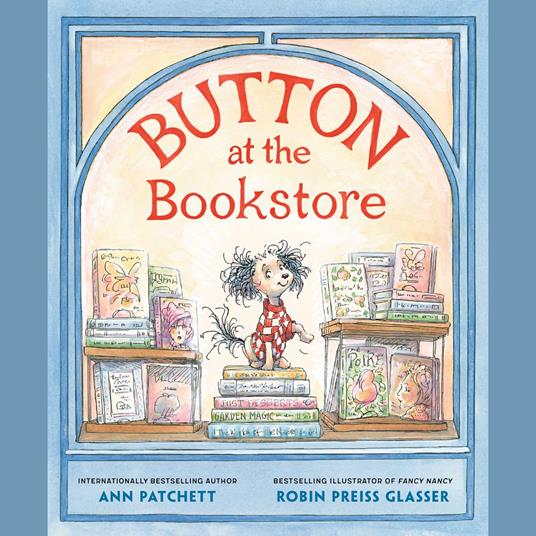 Button at the Bookstore