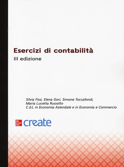Esercizi di contabilità - copertina