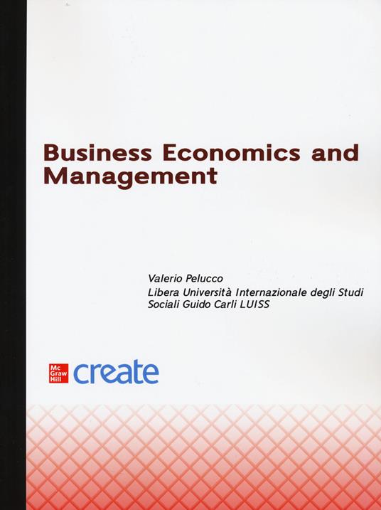 Business economics and management - copertina