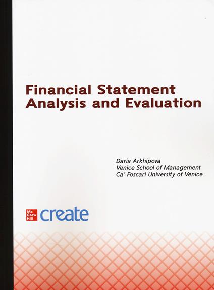 Financial statement analysis and evaluation - copertina