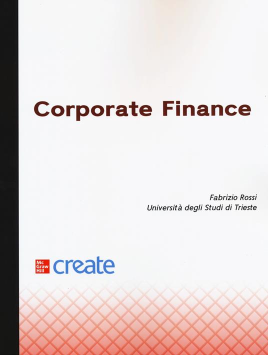 Corporate finance - copertina