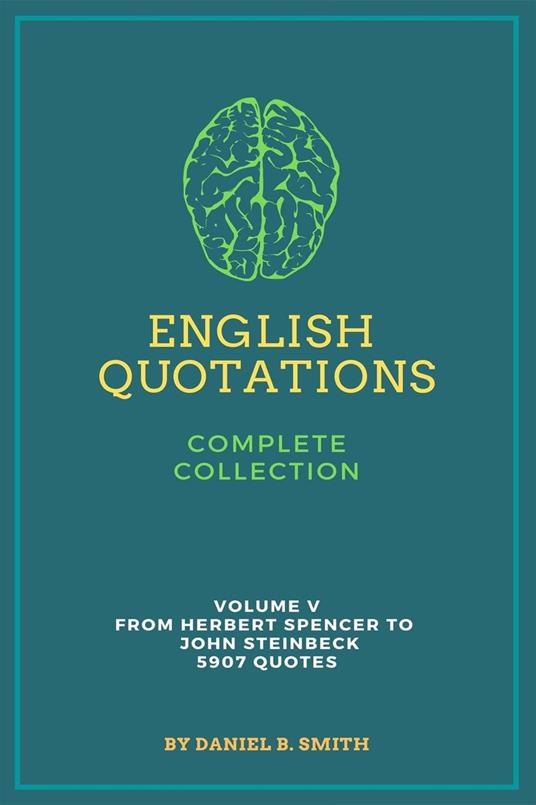 English Quotations Complete Collection: Volume V