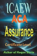 ICAEW ACA Assurance: Certificate Level