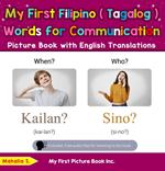 My First Filipino (Tagalog) Words for Communication Picture Book with English Translations