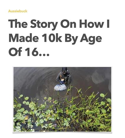 The Story On How I Made 10k By Age Of 16