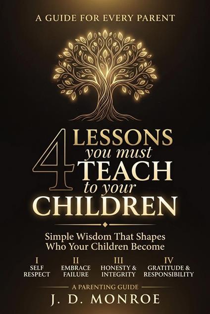4 Lessons You Must Teach to Your Children : Simple Wisdom That Shapes Who Your Children Become