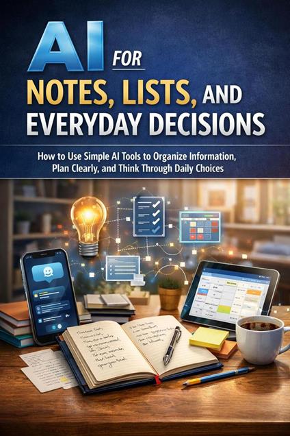 AI for Notes, Lists, and Everyday Decisions: How to Use Simple AI Tools to Organize Information, Plan Clearly, and Think Through Daily Choices