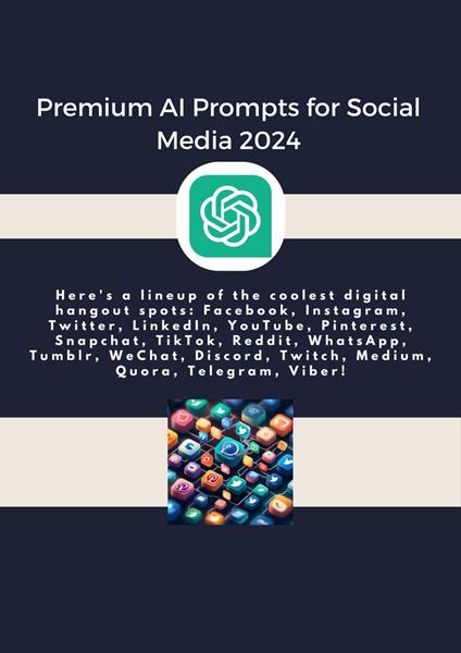 premium A.i prompts for social media 2024 Ready to use