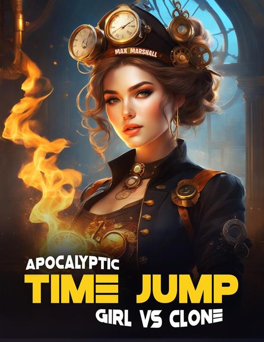 Apocalyptic Time Jump: Girl vs Clone - Max Marshall - ebook