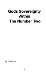 Gods Sovereignty Within The Number Two