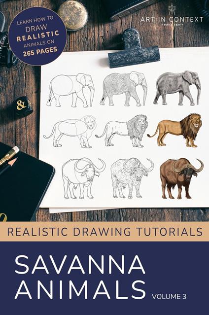Learn to Draw Savanna Animals