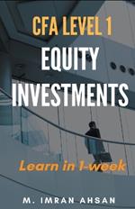 Equity Investment for CFA level 1