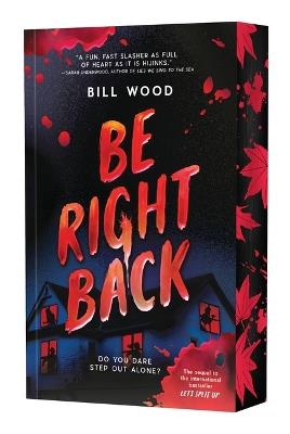 Be Right Back (Let's Split Up #2) - Bill Wood - cover