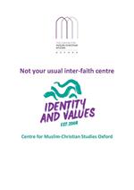 Not Your Usual Interfaith Centre: CMCSO Identity & Values
