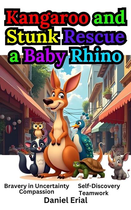 Kangaroo and Stunk Rescue a Baby Rhino - Daniel Erial - ebook