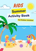 Kids summer activity book