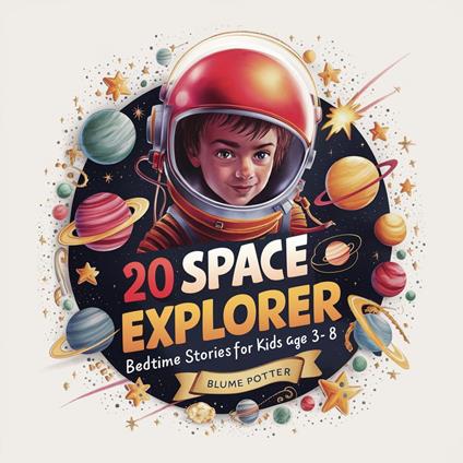 20 Space Explorer Bedtime Stories For Kids Age 3 - 8 - Blume Potter - ebook