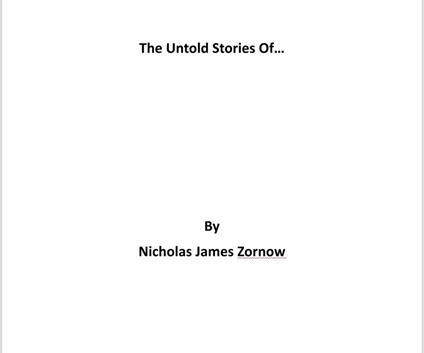 The Untold Stories Of...