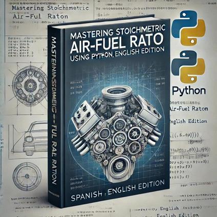 Mastering Stoichiometric Air-Fuel Ratio: Using Python Spanish, English Edition