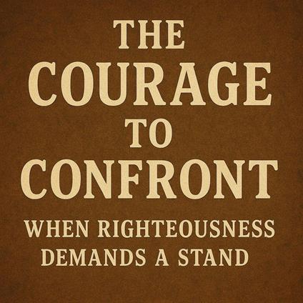 The Courage To Confront When Righteousness Demands A Stand