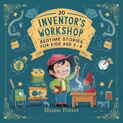 20 Inventor’s Workshop Bedtime Stories For Kids Age 3 - 8 - Blume Potter - ebook