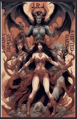 7 Deadly Demons Vs. 8 Gifted Gals - Jasmine Johnson - cover