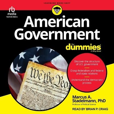 American Government for Dummies - Marcus A Stadelmann - cover