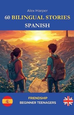 60 Bilingual Stories for Learning Spanish: Friendship for Beginner Teenagers - Alex Harper - cover