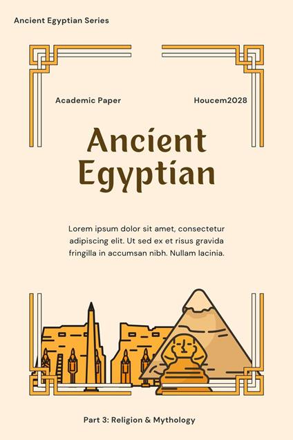 Ancient Egyptian: C. Religion & Mythology