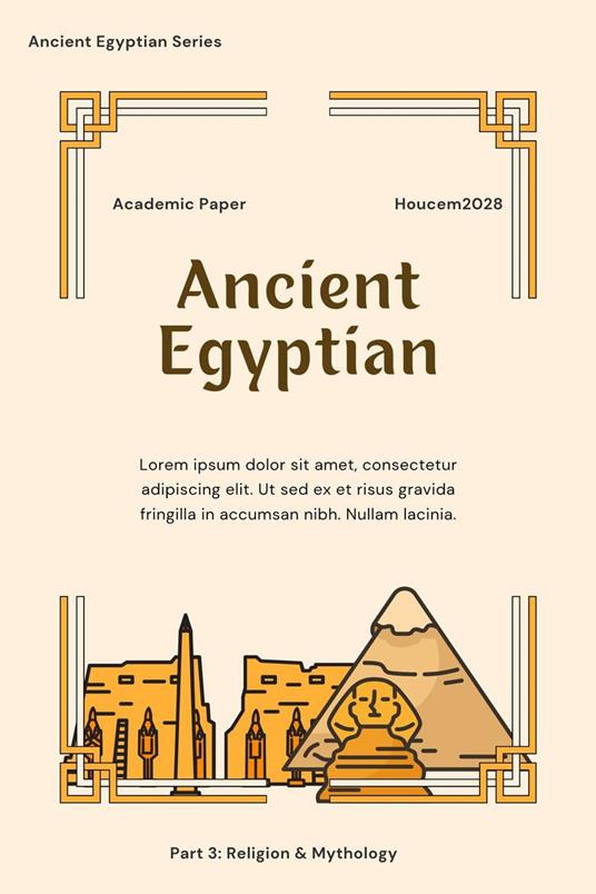 Ancient Egyptian: C. Religion & Mythology