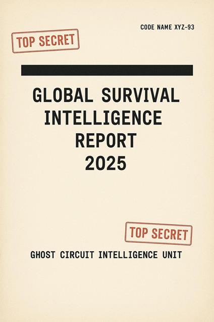Global Survival Intelligence Report 2025: Strategic Escape Routes, Underground Bunkers, Safe Zones & Post-Collapse Protocols for WWIII Preparedness