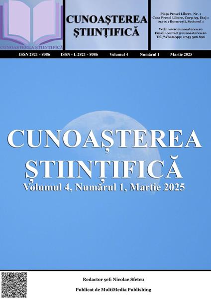 Cunoa?terea ?tiin?ifica, Volumul 4, Numarul 1, Martie 2025