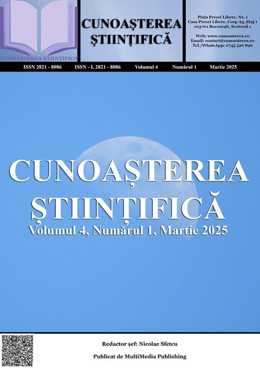 Cunoa?terea ?tiin?ifica, Volumul 4, Numarul 1, Martie 2025