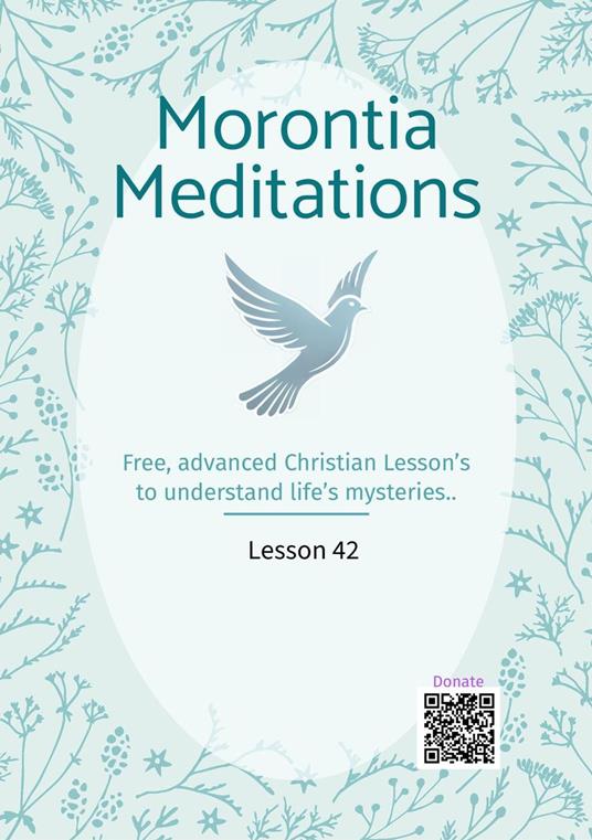 Morontia Meditations: Lesson 42