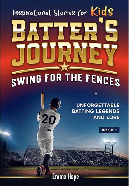 Inspirational Stories for Kids: Batter's Journey: Swing for the Fences: Unforgettable Batting Legends and Lore (Inspirational Stories for Kids: Baseball Edition Book 1) - Emma Hope - ebook